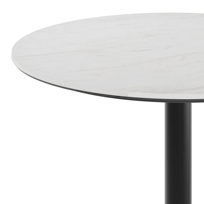 Commercial HPL Tabletop with Bar Height Round Base
