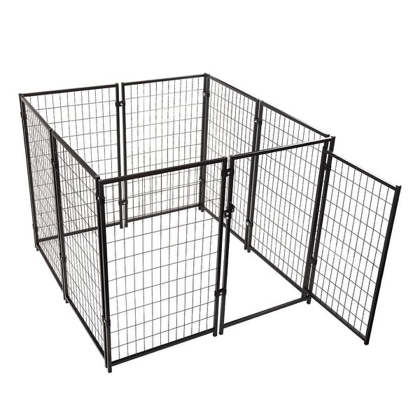 metal dog fence enclosure