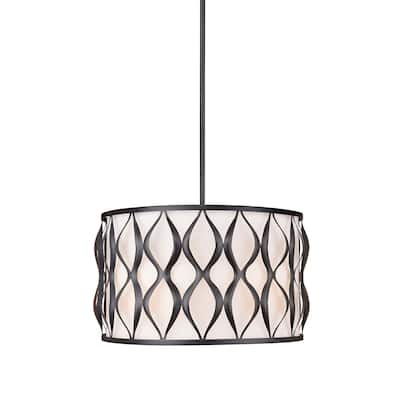 Z-Lite 1948P18 Harden 5 Light 19" Wide Pendant