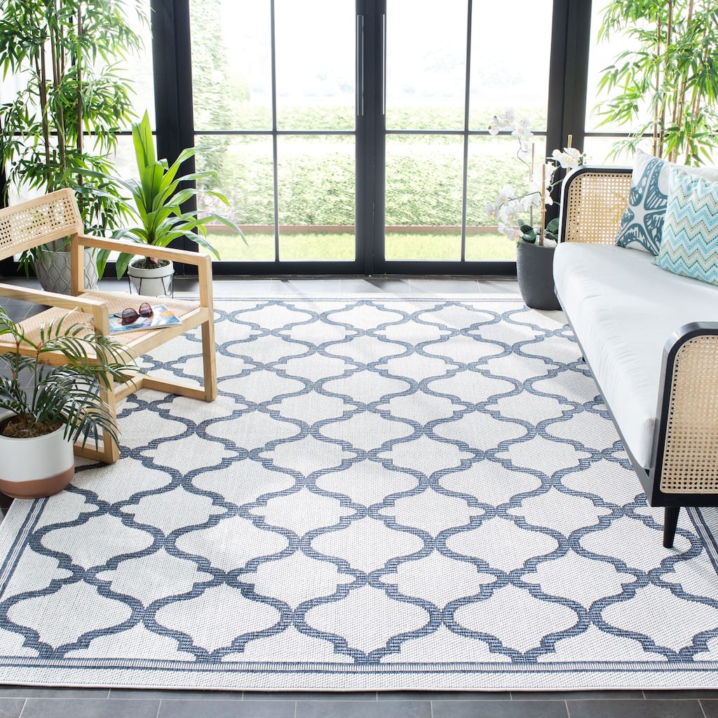 SAFAVIEH Bermuda Washable Edelt Indoor/ Outdoor Waterproof Rug - 9' x 12'