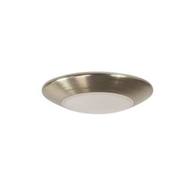 Nora Lighting Opal 6" Wide LED Retrofit Flush Mount Bowl Ceiling