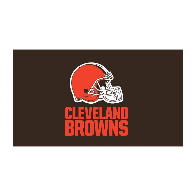 28 in. x 16 in. Full Color PVC Mat, Cleveland Browns