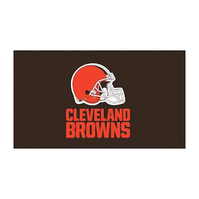 28 in. x 16 in. Full Color PVC Mat, Cleveland Browns