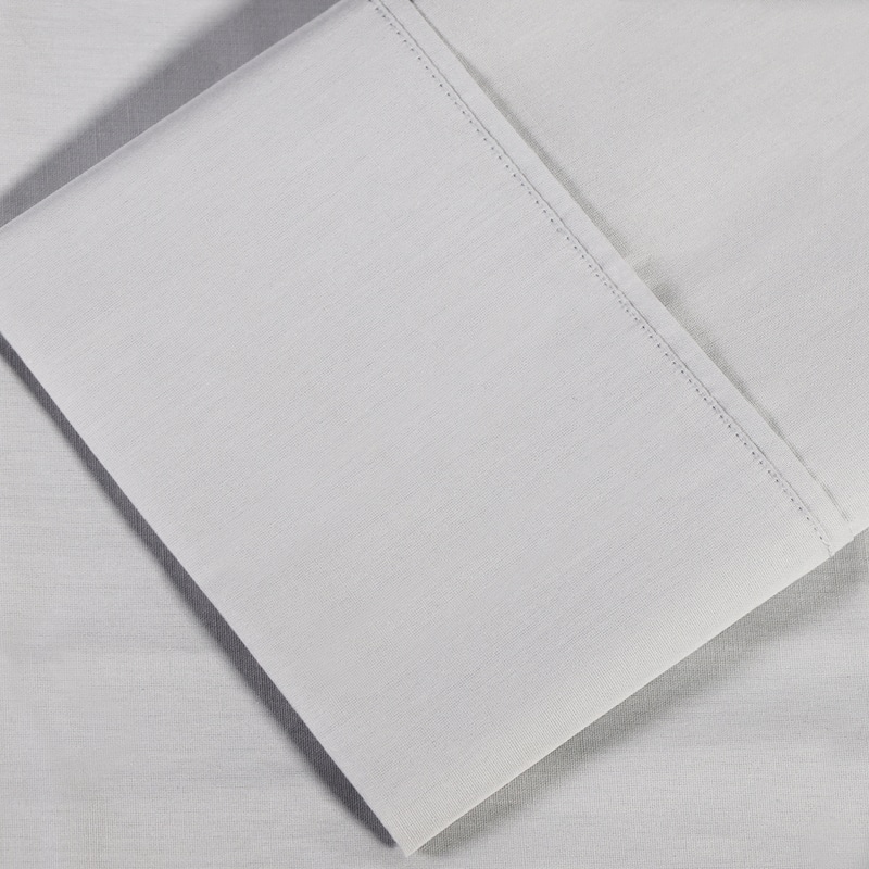 Superior 300TC Flynn Solid Cotton Percale Pillowcase - (Set of 2)