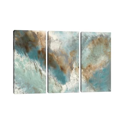 iCanvas "Liquid Versus Nature" by Blakely Bering 3-Piece Canvas Wall Art Set