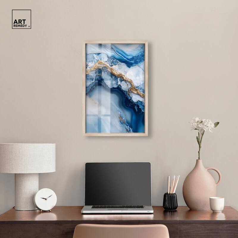 Molten Topaz II Shadowbox by Art Remedy