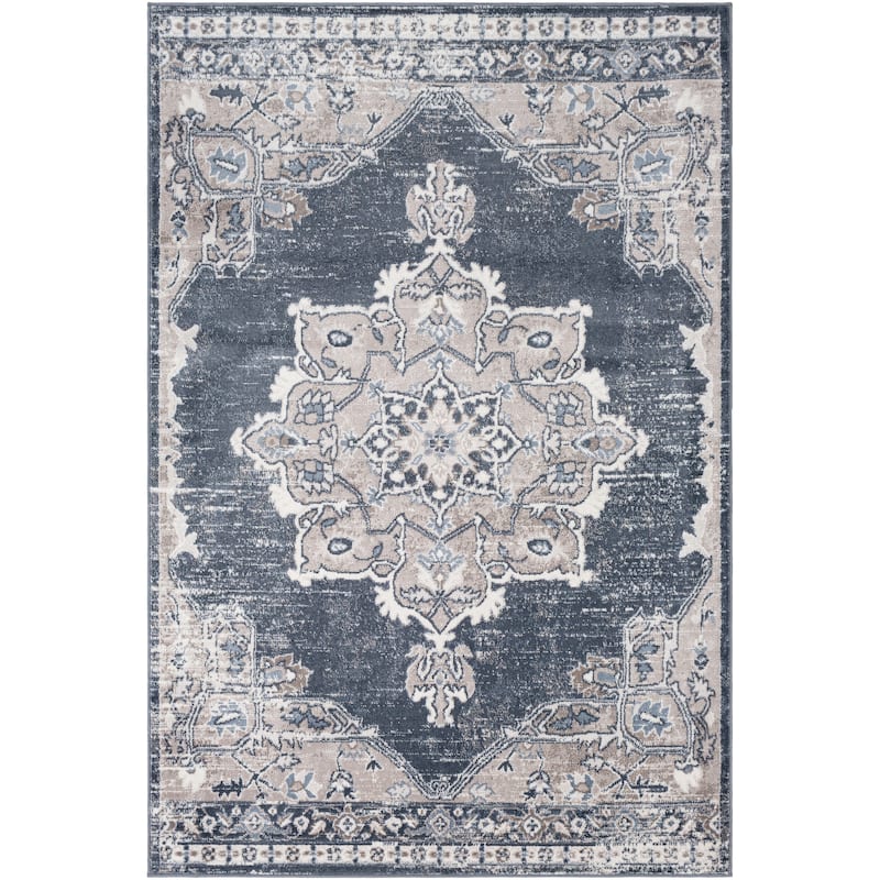 Moesha Traditional Medallion Area Rug
