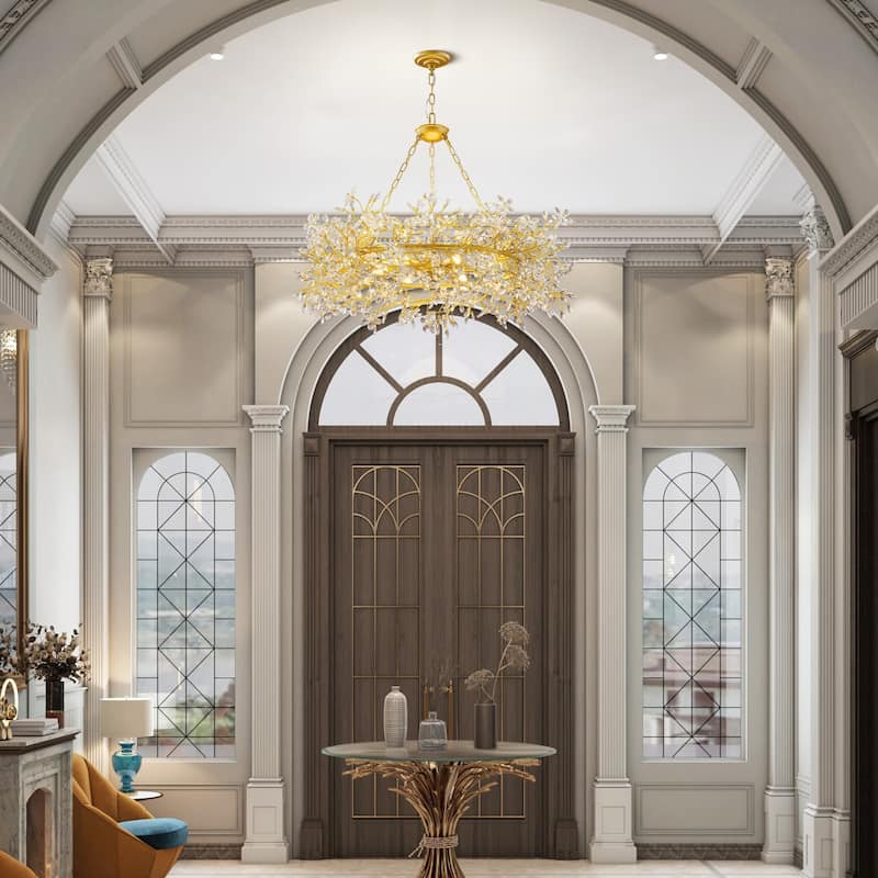 KAYLA D800/D1000/L1300 Tree Branch Chandelier Dining Pendant - Copper Color