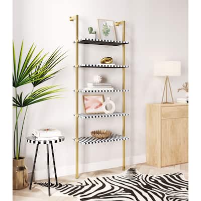Zebra Shelf Multicolor - 26" W x 11.8" D x 72.8" H