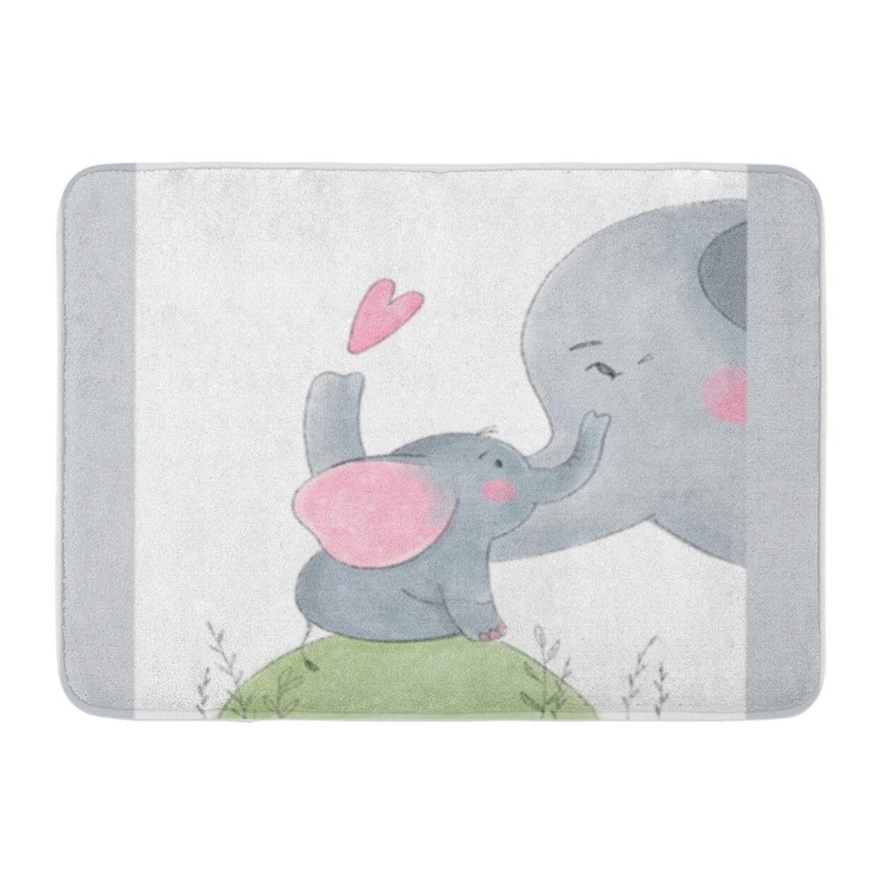 elephant baby rug