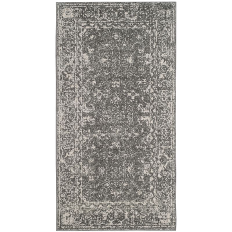 SAFAVIEH, Evoke Karola Vintage Boho Rug - 2'2" x 4' - Grey/Ivory