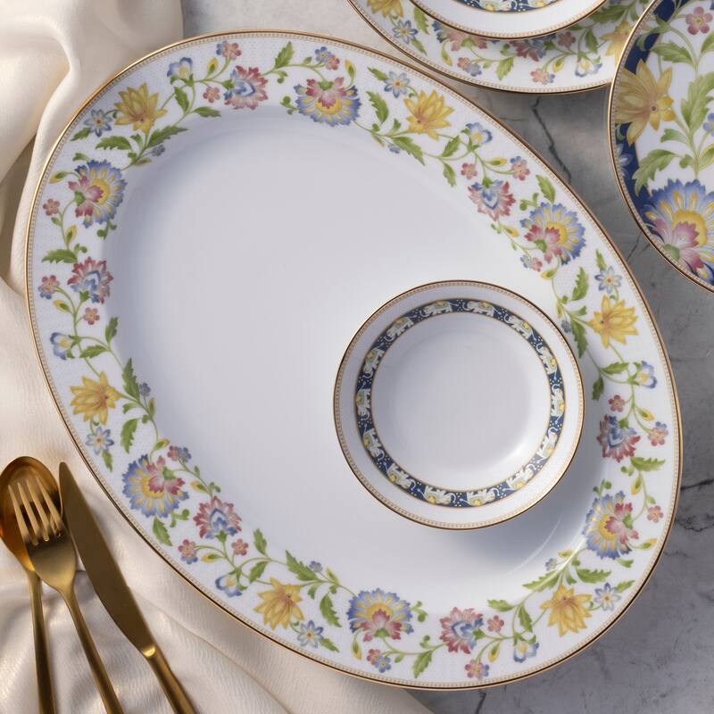 Tusker Garden Oval Platter, 16"