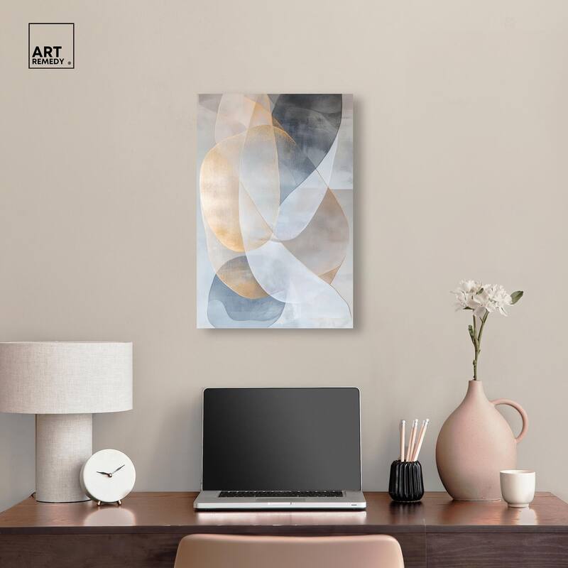 Blue Haze Canvas by Art Remedy, Gallery Wrapped