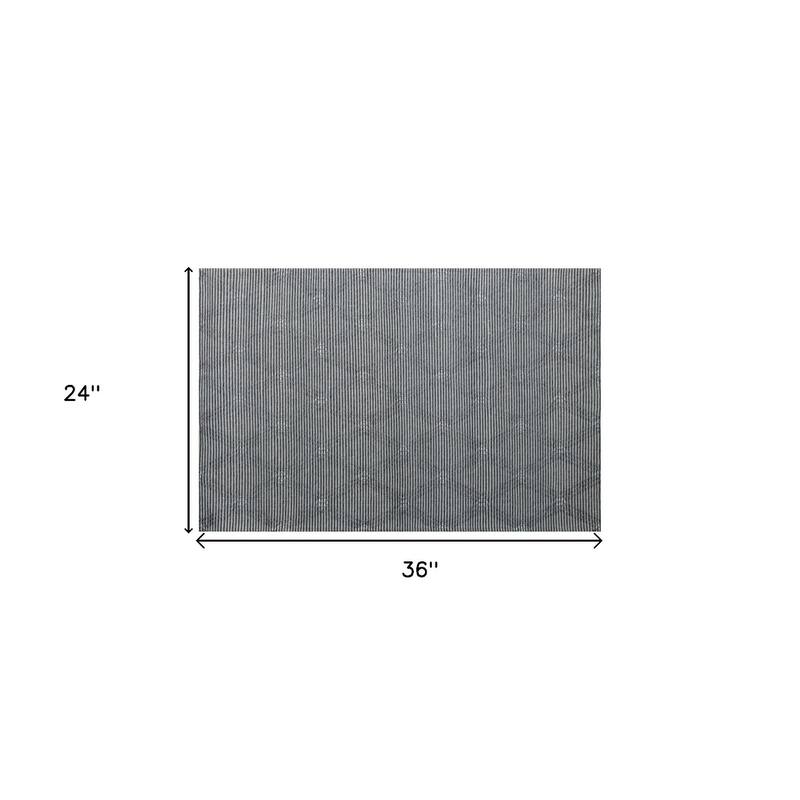 Geometric Modern Woven Area Rug - 36' X '24' X '0.5
