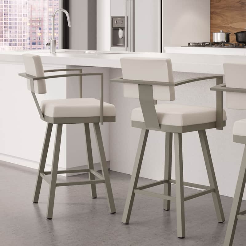 Amisco Akers Swivel Bar Stool