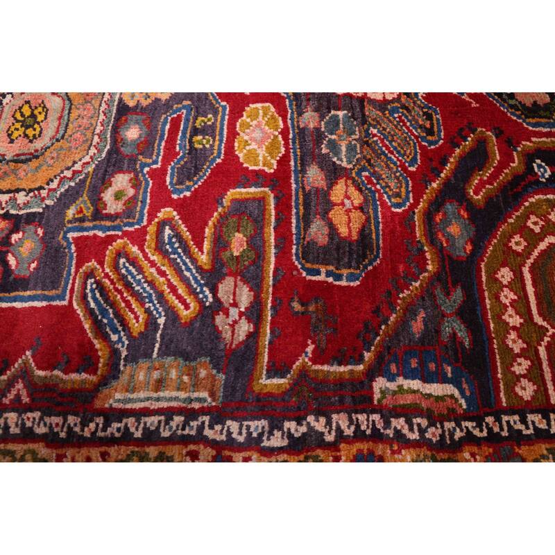 ECARPETGALLERY Hand-knotted Andelz Red Wool Rug - 3'5 x 6'0