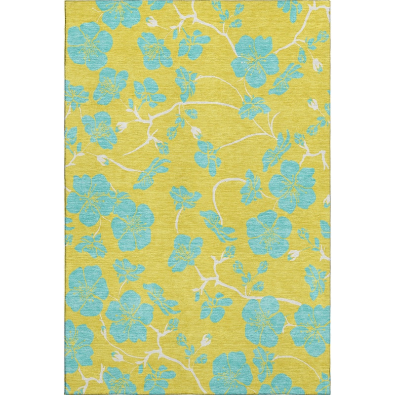 Premium Washable Super Soft Modern Floral Mayfield Rug