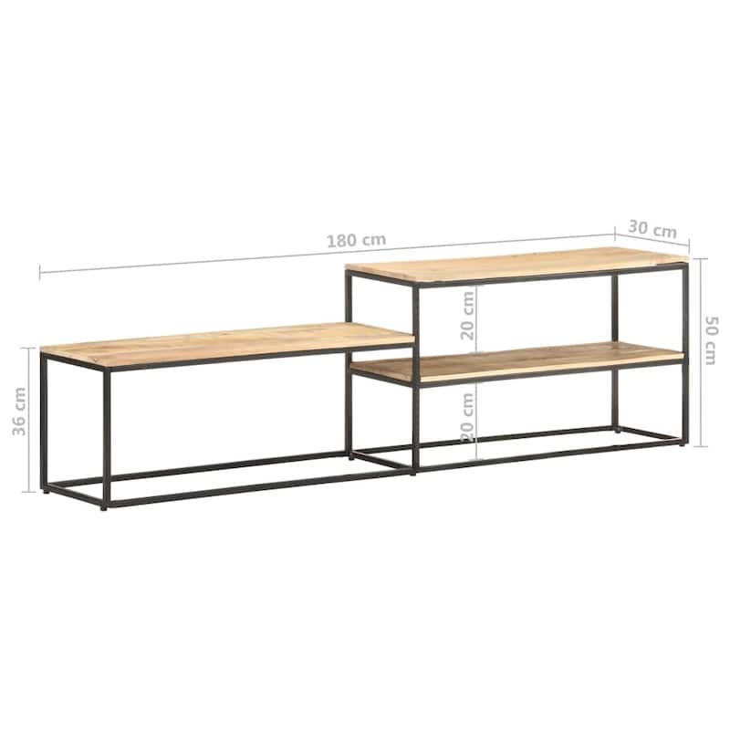 vidaXL TV Stand TV Unit Sideboard Home TV Console Media Unit Cupboard Cabinet - 70.9"x11.8"x19.7"