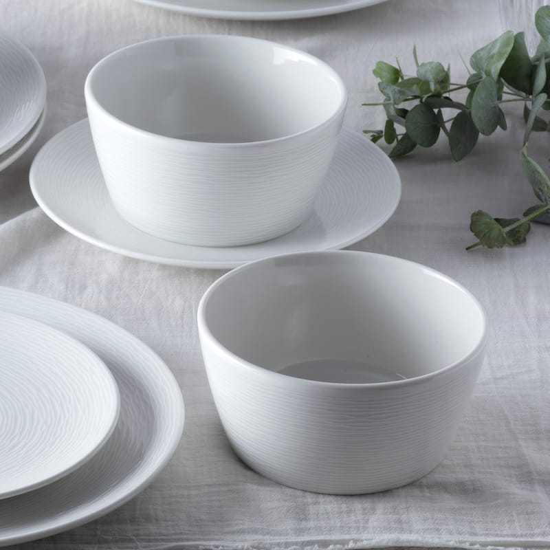 Noritake Colorscapes Swirl Set Of 4 Cereal Bowls, 6", 25 Oz. - N/A