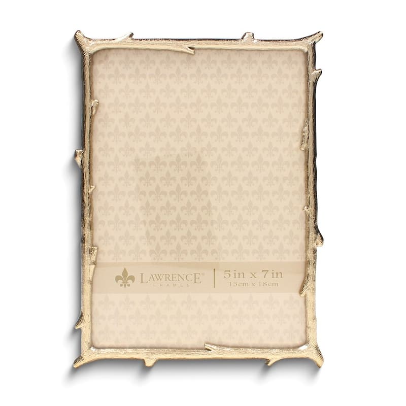 Curata Gold-Tone Metal 5x7 Branch Photo Frame