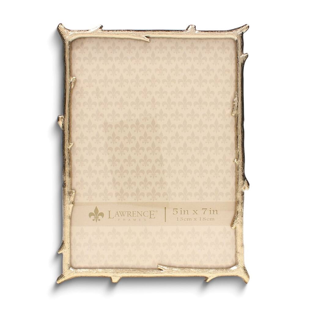 Curata Gold-Tone Metal 5x7 Branch Photo Frame