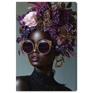 Floral Beauty II Glam Wall Decor Wrapped Canvas Print by Art Remedy ...