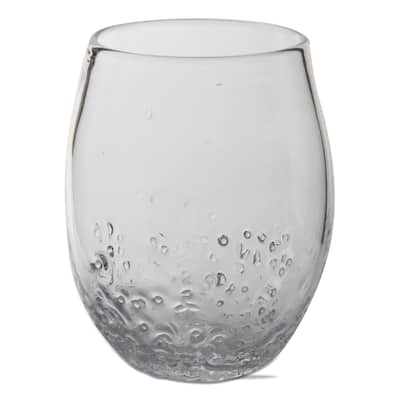 Ice Stemless Wine Glass - 16oz Clear Drinkware for Everyday Use - Dishwasher Safe - Perfect for Home Bar