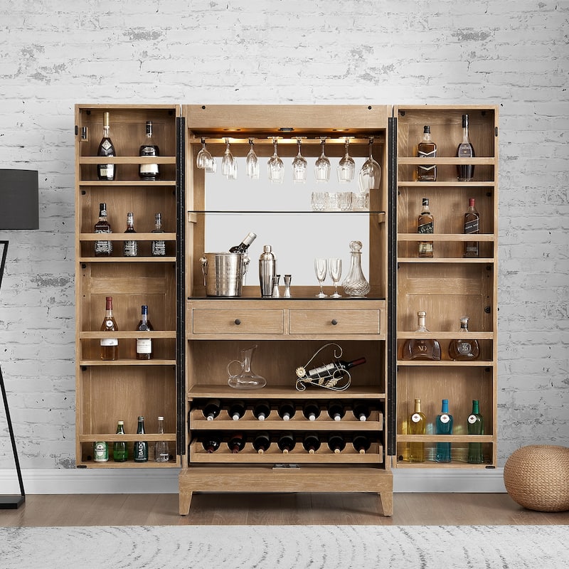 The Westbrook Home Bar and Wine Cabinet