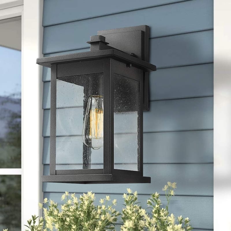 Outdoor Wall Lantern Lights, 1-Light Exterior Wall Sconce