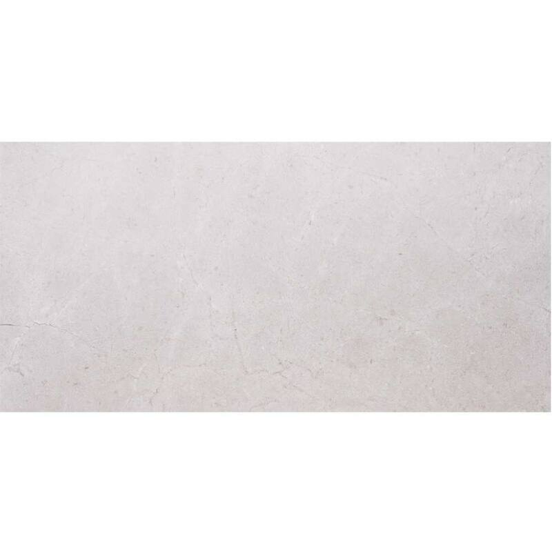 Bushwick 12in x 24in Grey Porcelain Floor and Wall Tile