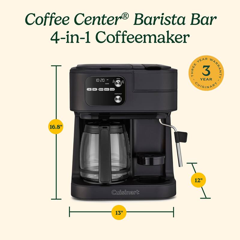 Cuisinart Coffee Center Barista Bar 4-in-1 Coffee Maker