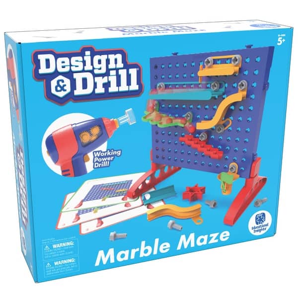 slide 2 of 3, Educational Insights Design & Drill Make-a-Marble Maze Assorted - Kids