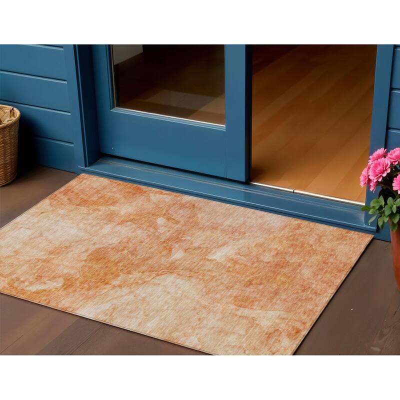 HomeRoots Nautical Transitional Rectangle Outdoor Rug - 3' x 5'