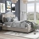 preview thumbnail 6 of 10, Furniture of America Tilly Button Tufted Fabric Upholstered Bed