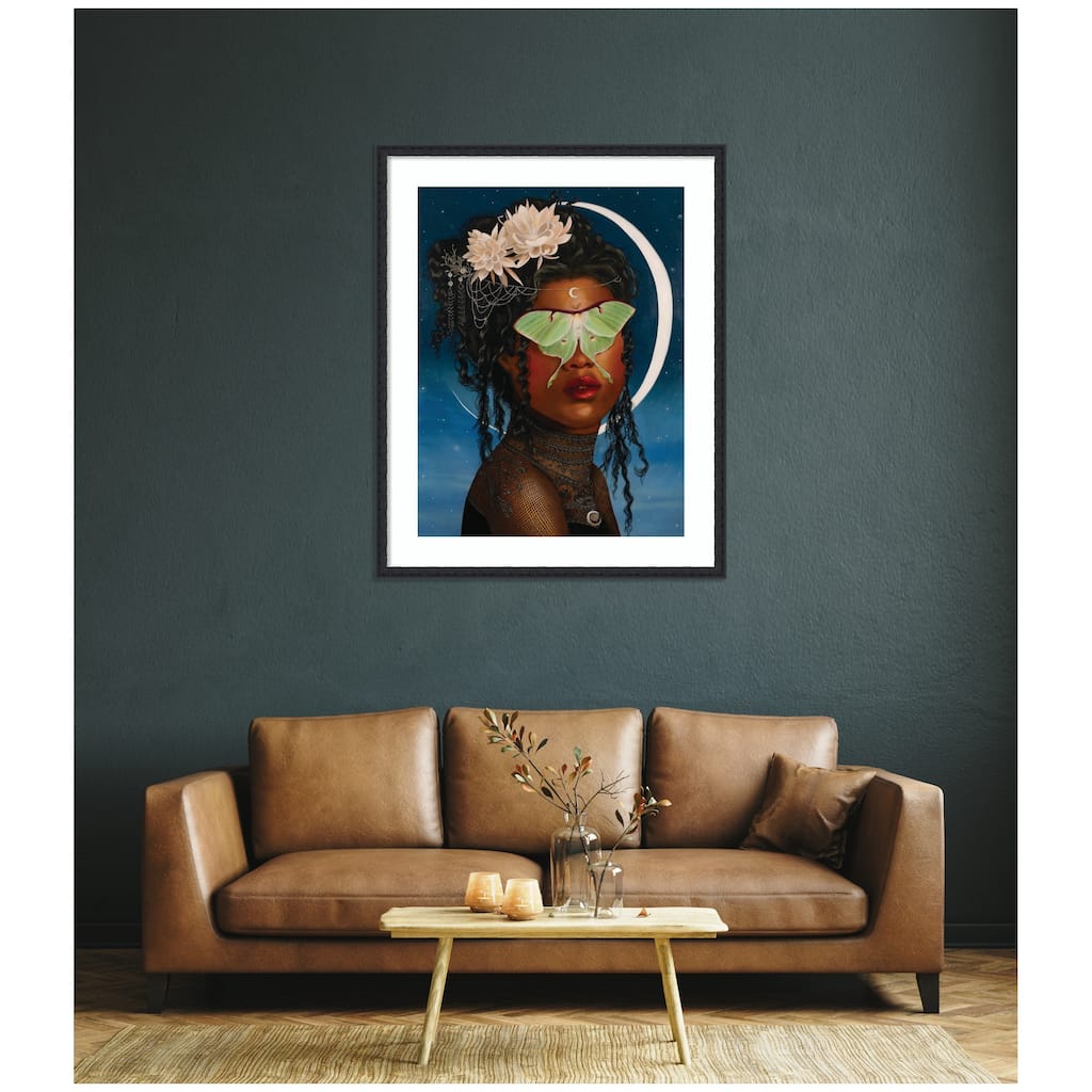 Kate and Laurel Luna Ascending by Charlotte Brindley Framed Wall Art Print