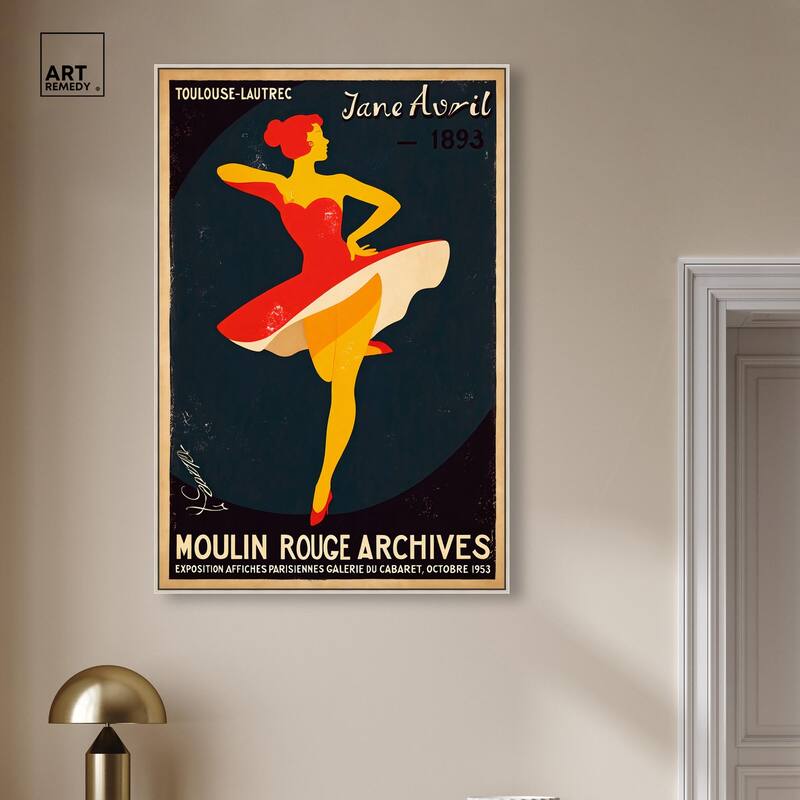 Moulin Rouge Canvas by Art Remedy
