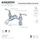 preview thumbnail 2 of 1, Kingston Brass Vintage Deck Mounted Clawfoot Tub Filler with Metal