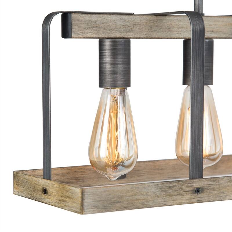 Farmhouse 5-Light Island Chandelier for Kitchen Island