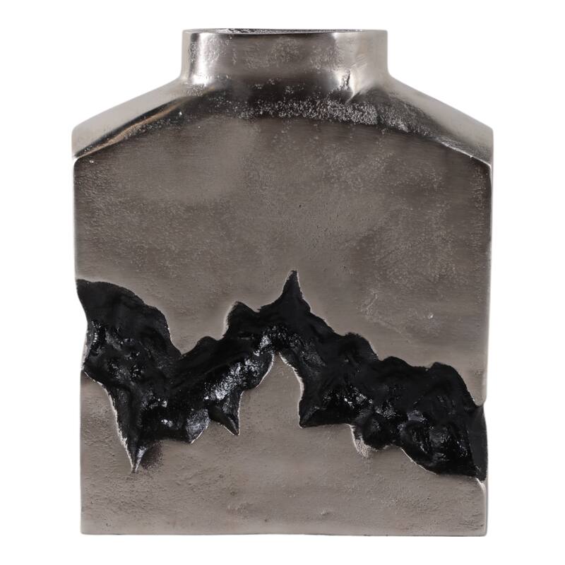 Metal Modern Sculptural Decorative Vase Abstract Design Artistic Form