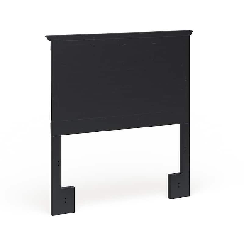 Tisc Casual Black Twin Solid Wood Headboard by Furniture of America
