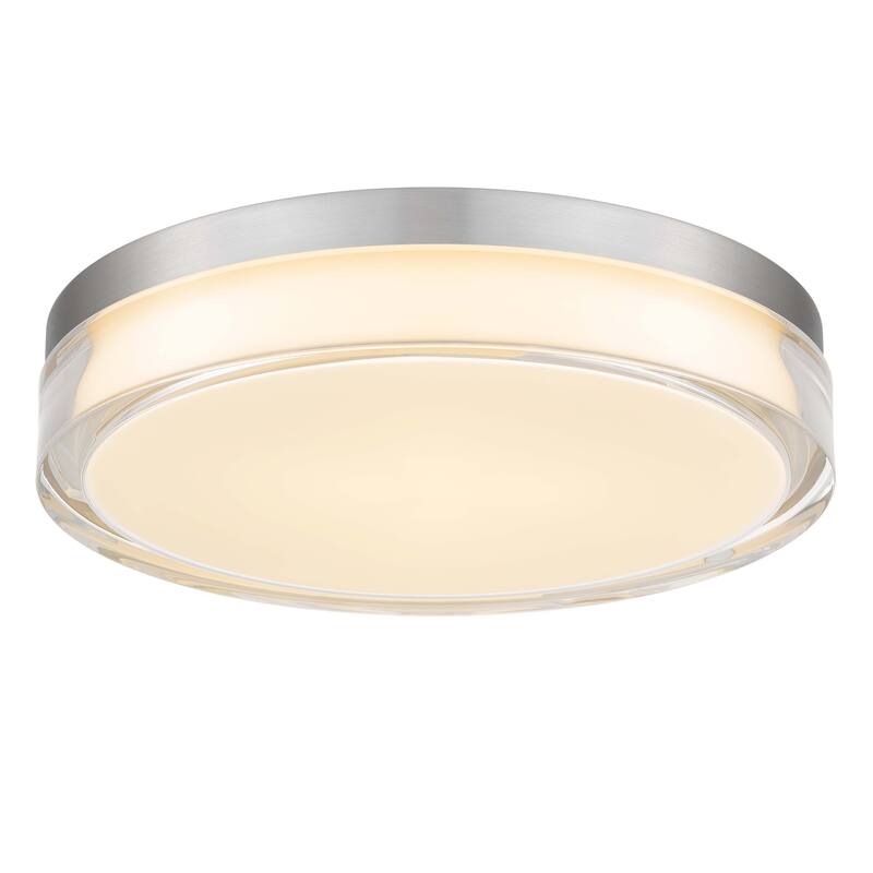 12-inch Flush Mount Integrated LED Light Dimmable 3 Color Temperatures Acrylic Diffuser