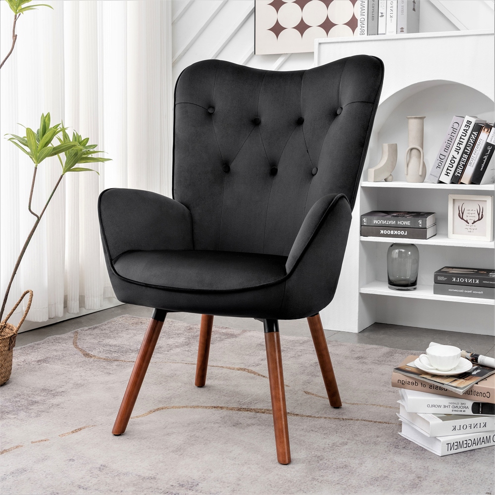 Black on sale microfiber chair