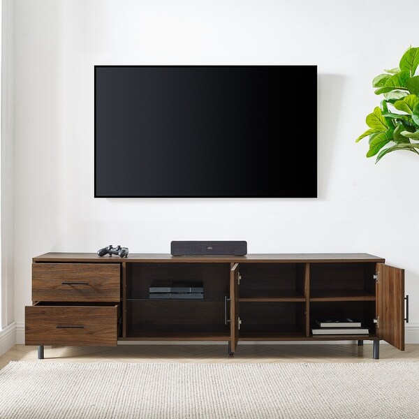 Modern low discount profile media console