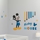 preview thumbnail 2 of 1, Lambs & Ivy Disney Baby Forever Mickey Mouse Blue/Yellow Wall Decals