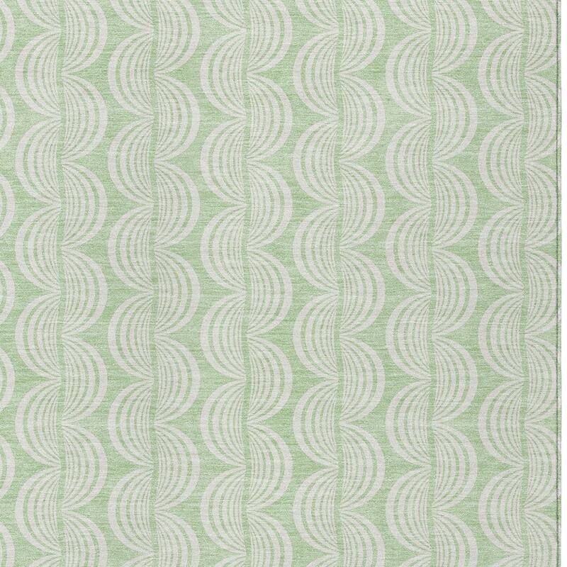 HomeRoots Ogee Transitional Rectangle Outdoor Rug