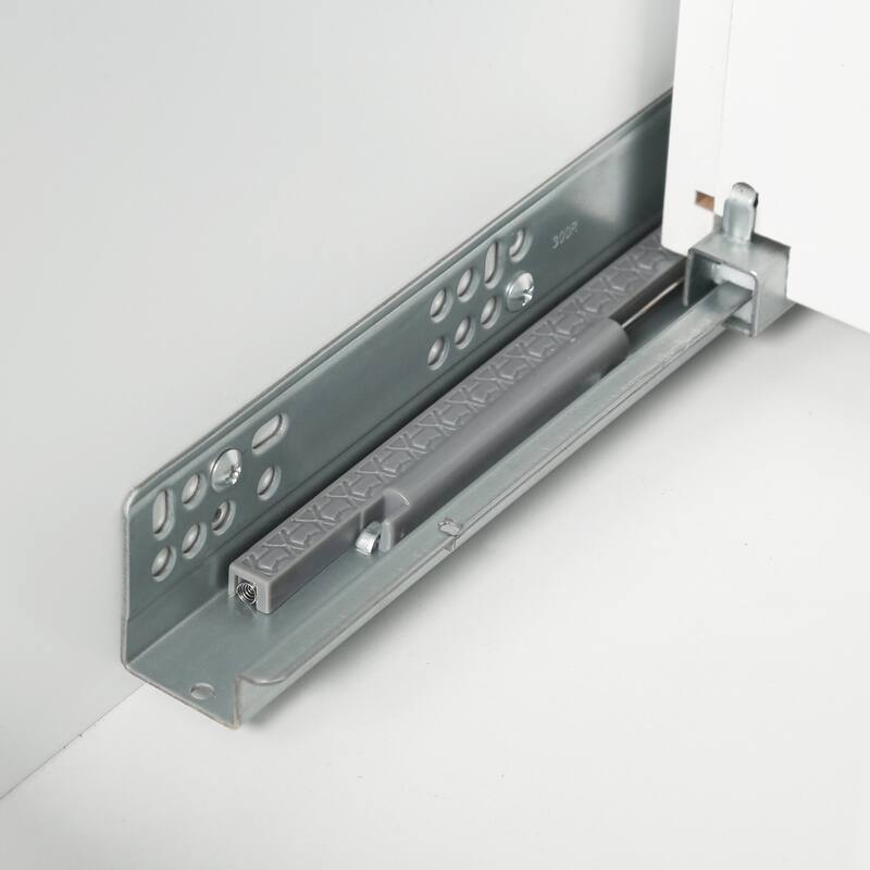 60" Double Bathroom Vanity with Dual SMC Resin Sinks, 4 Doors, 4 Drawers, and Soft-Close Hardware