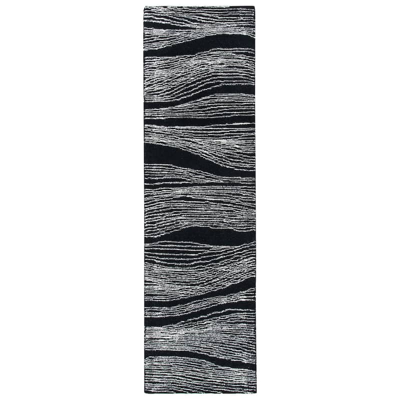 SAFAVIEH Handmade Metro Annarosa Modern Abstract Wool Rug