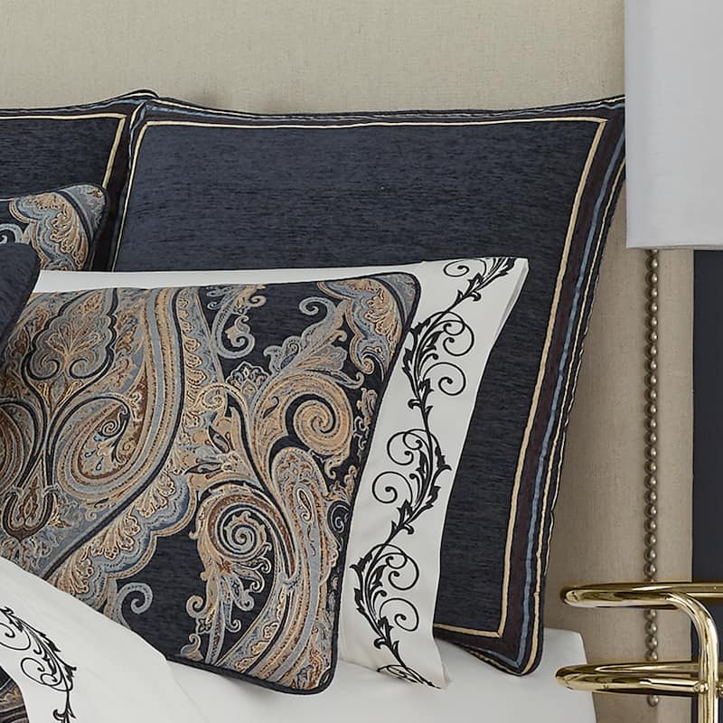 J. Queen New York Luciana Euro Sham - Spa Blue - Euro Square