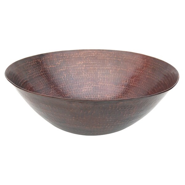 Eden Bath Copper Vessel Sink - Antique Dark Copper