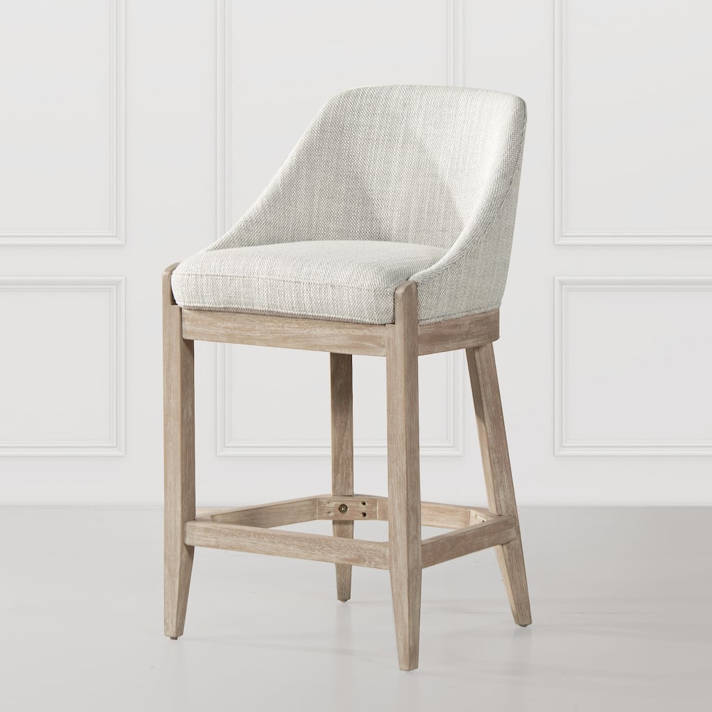 Newport 26.5" Curved Back Upholstered Counter Stool